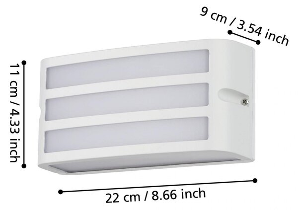 EG 900809 Venkovní nástěnné svítidlo CAMARDA 900809 - EGLO