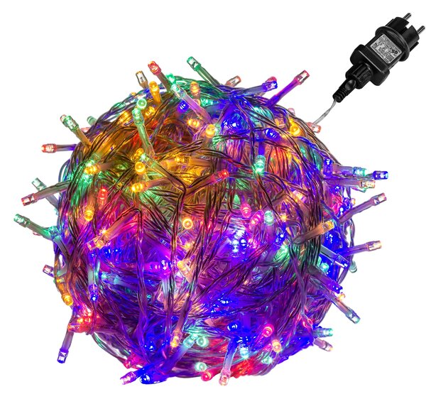 Vánoční LED osvětlení 40 m 400 diod | vícebarevné