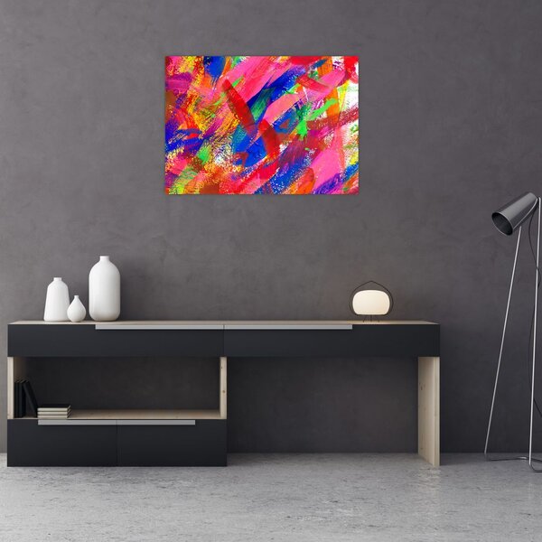 Obraz - Barevná abstrakce (70x50 cm)
