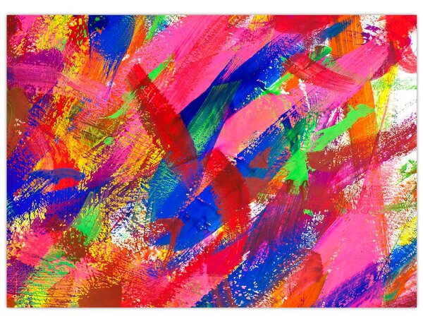 Obraz - Barevná abstrakce (70x50 cm)