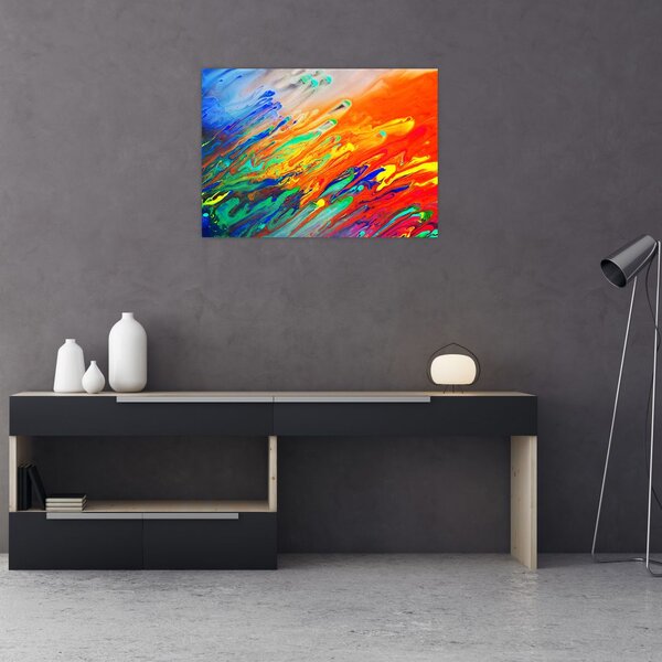 Obraz - Barevná abstrakce (70x50 cm)