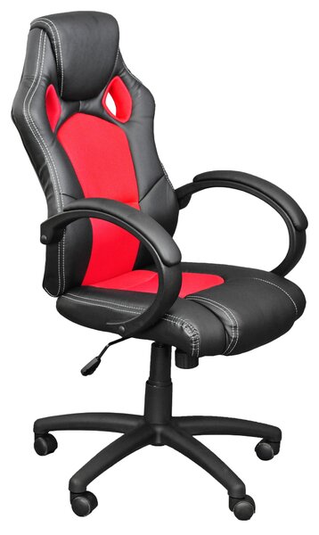 Kancelářská židle Hawaj MX Racer | červeno-černá