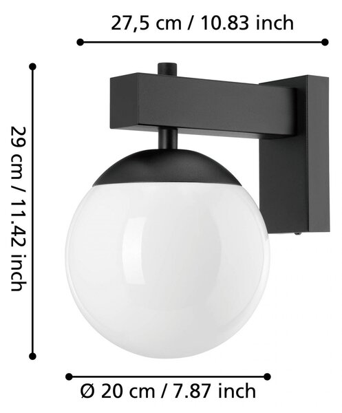 EG 900669 Venkovní nástěnné svítidlo BUFALATA 900669 - EGLO