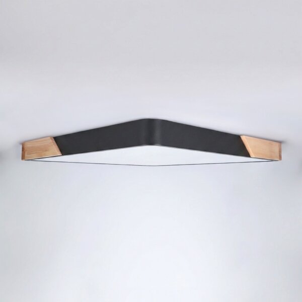 Brilagi - LED Stmívat. svítidlo PILANA LED/60W/230V dub/černá 56x56 cm + DO