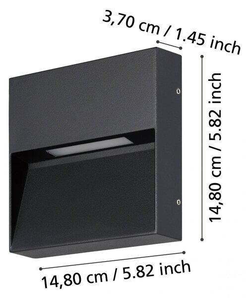 EG 900889 Venkovní nástěnné svítidlo MARUGGIO 900889 - EGLO