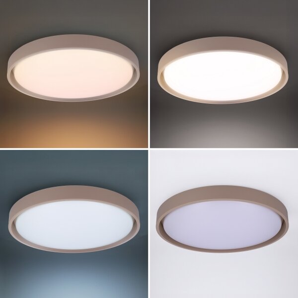 BRILAGI -LED Stmív. svítidlo MATTEO LED/60W/230V 3000-6500K pr. 51,5 cm taupe+DO