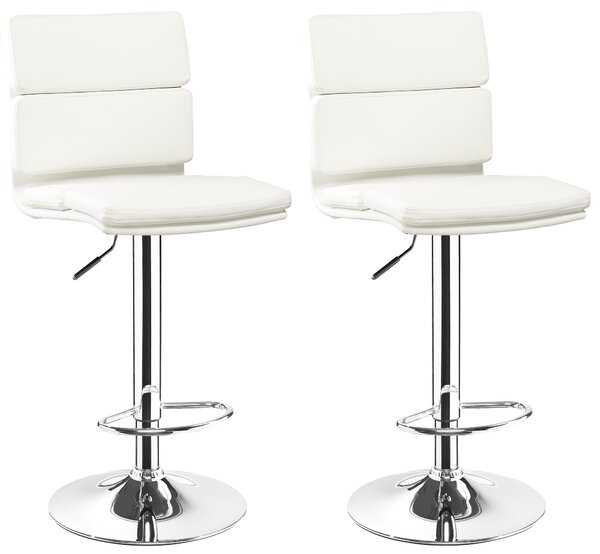 2x Barová židle Hawaj CL-7006-2 | bílá