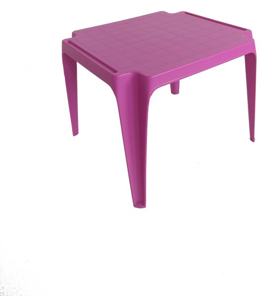 Dětský plastový stolek Susi růžová