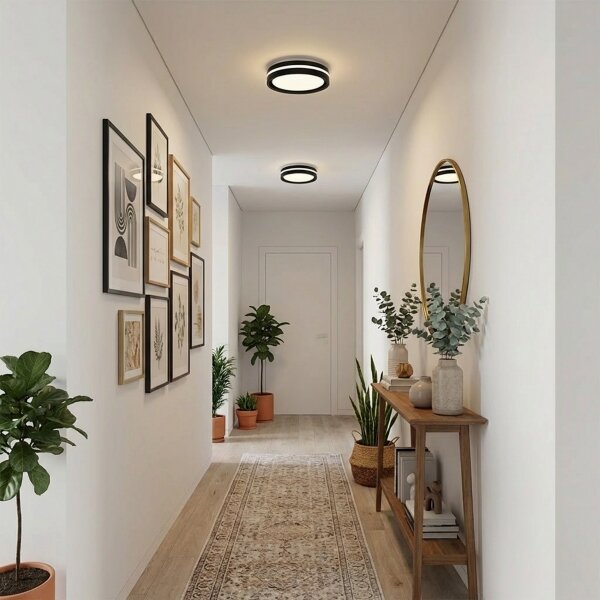 Brilagi - LED Stropní svítidlo NAOMI LED/24W/230V pr. 28,5 cm černá