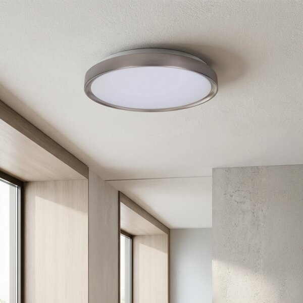 Brilagi-LED Stmív. svítidlo FANCIA LED/48W/230V 3000-6500K pr. 39 cm stříbrná+DO