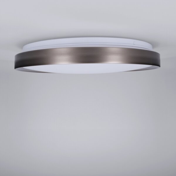 Brilagi-LED Stmív. svítidlo FANCIA LED/48W/230V 3000-6500K pr. 39 cm stříbrná+DO