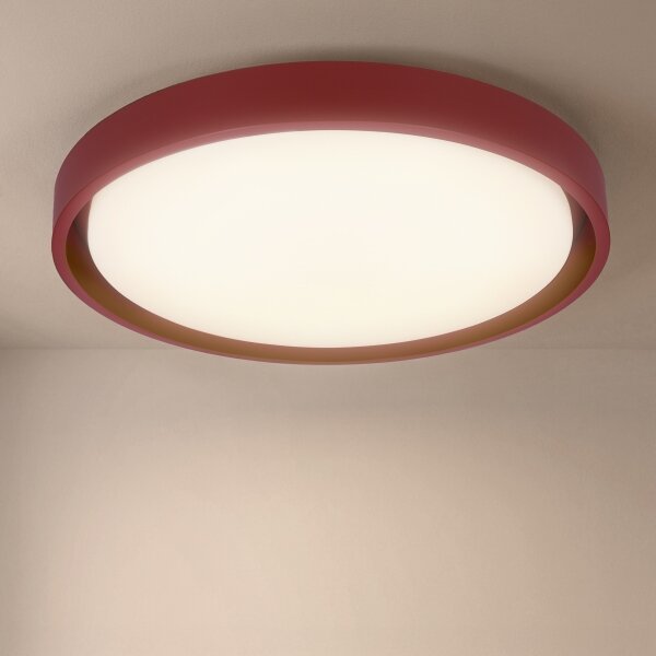 Brilagi -LED Stmív. svítidlo MATTEO LED/48W/230V 3000-6500K pr. 41 cm červená+DO