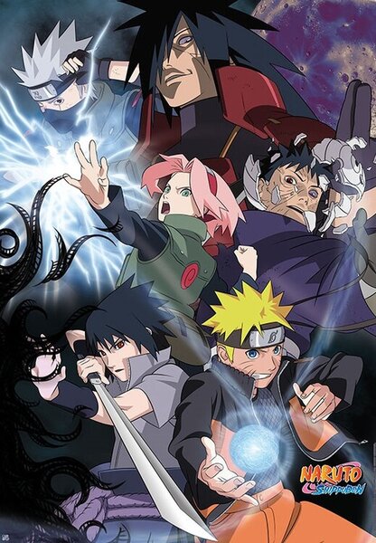 Plakát, Obraz - Naruto Shippuden - Group Ninja War