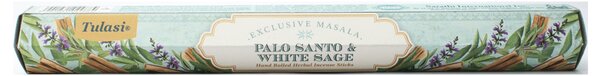 Tulasi Palo santo a bílá šalvěj - vonné tyčinky 20 ks