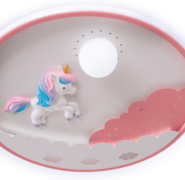 Brilagi -LED Stmívat. dětské stropní svítidlo UNICORN LED/68W/230V 3000-6000K+DO