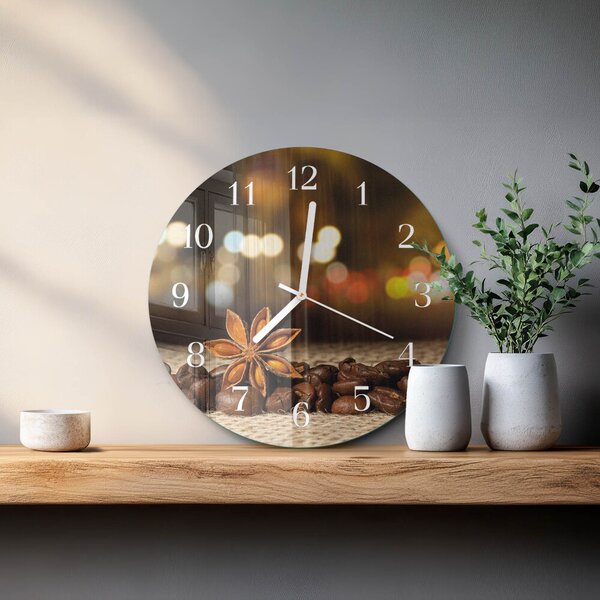 Skleněné hodiny na stěnu Anýz zsob-fi30-00084573