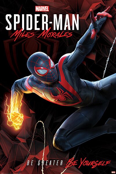 Plakát, Obraz - Spider-Man - Miles Morales, (61 x 91.5 cm)