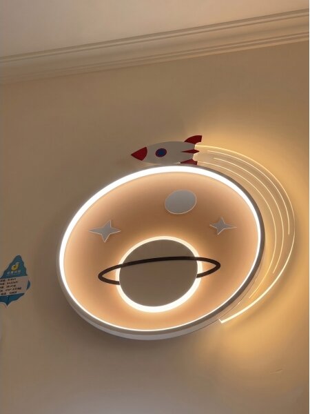Brilagi -LED Dětské stropní svítidlo STARSHIP LED/64W/230V 3000/4500K žlutá