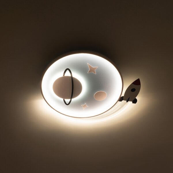 Brilagi -LED Dětské stropní svítidlo STARSHIP LED/64W/230V 3000/4500K modrá