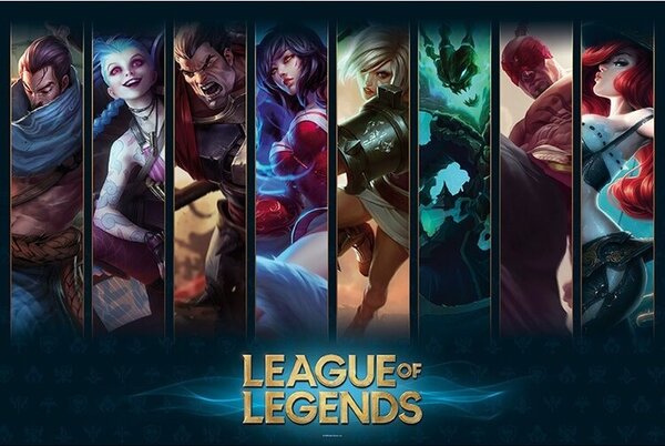Plakát, Obraz - League of Legends - Champions