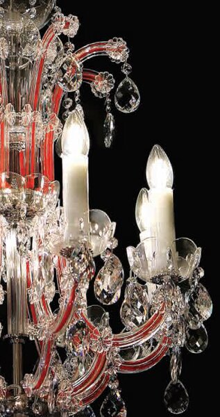 Lustr Marie Terezie BXL10931N208red, Varianta Stříbrný