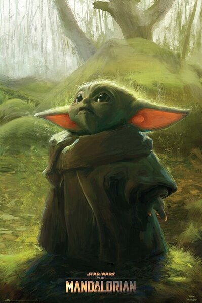 Plakát, Obraz - Star Wars: The Mandalorian - Grogu