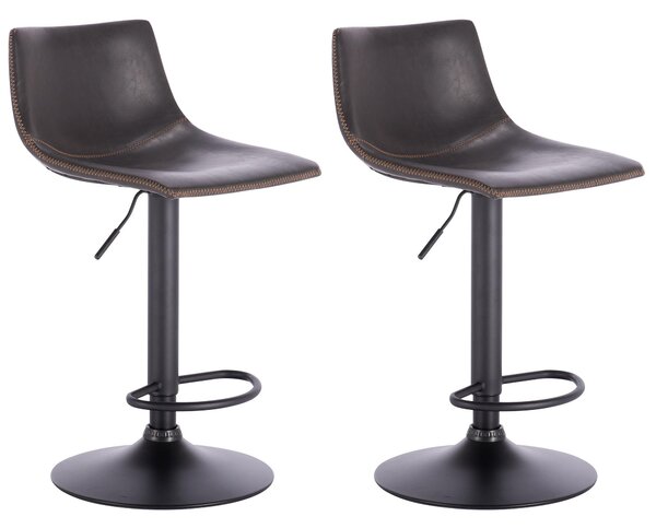 2x Barová židle Hawaj CL-845 | tmavě šedá