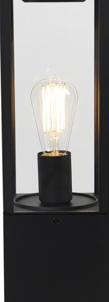 Chytrá venkovní stojací lampa černá 80 cm včetně WiFi ST64 - Charlois