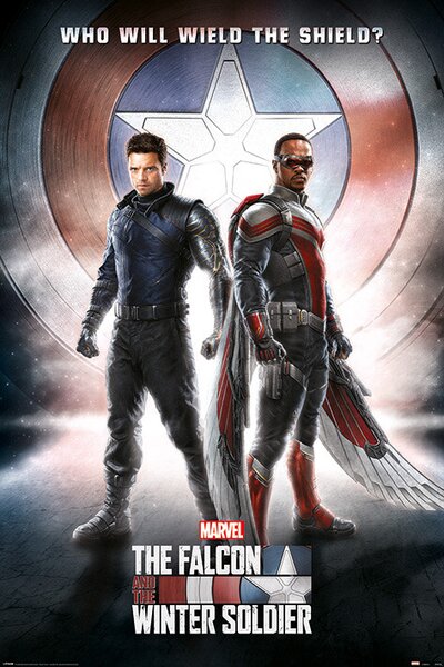 Plakát, Obraz - The Falcon and the Winter Soldier - Wield The Shield