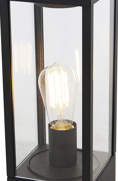 Chytrá venkovní stojací lampa černá 40 cm IP44 vč. WiFi ST64 - Charlois