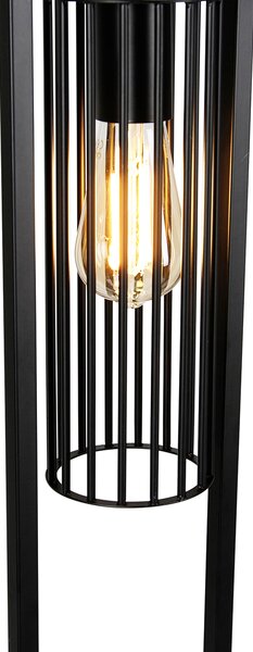Chytrá moderní stojací lampa černá vč. WiFi ST64 - Balenco Wazo