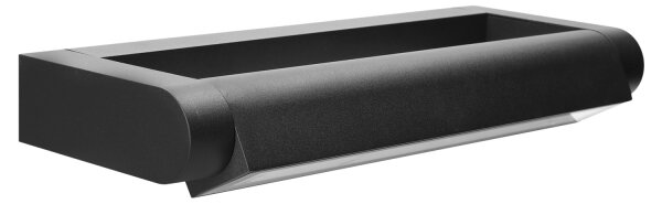 Brilagi - LED Venkovní nástěnné svítidlo SALERNO LED/12W/230V 35,5 cm černá IP65