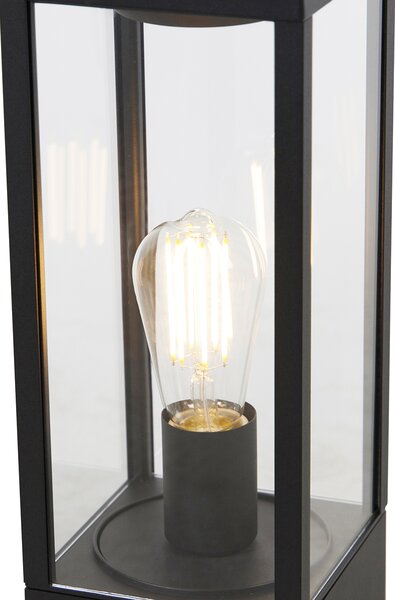Chytrá venkovní stojací lampa černá 40 cm vč. Wifi ST64 - Charlois