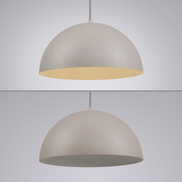 Schöner Wohnen 11728-39 - Lustr na lanku ALI 1xE27/25W/230V pr. 38 cm šedá