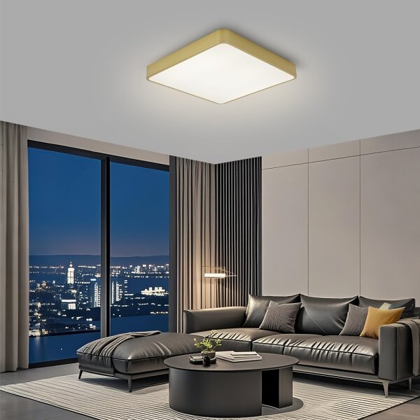 Brilagi - LED Stropní svítidlo POOL LED/48W/230V 3000/4000/6000K 50x50 cm zlatá