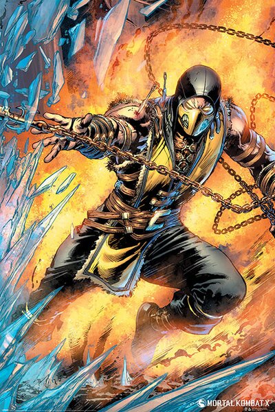 Plakát, Obraz - Mortal Kombat - Scorpion