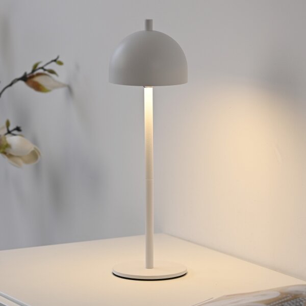 Schöner Wohnen 19244-16 - LED Stm. stolní lampa BELLIS LED/2,5W/5V IP54 bílá