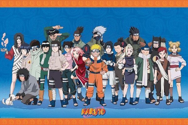 Plakát, Obraz - Naruto - Konoha Ninjas