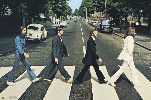 Plakát, Obraz - The Beatles - Abbey Road