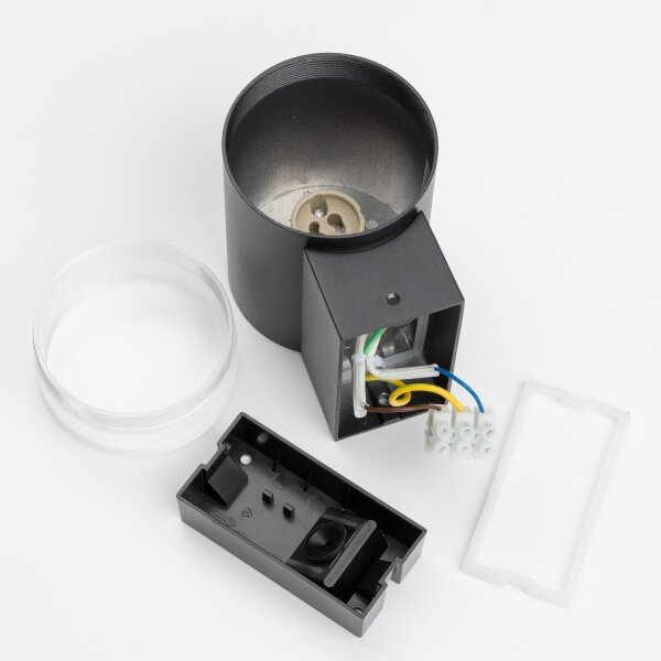 Brilagi - LED RGBW Venkovní nástěnné svítidlo MATERA 1xGU10/4,8W/230V černá IP54