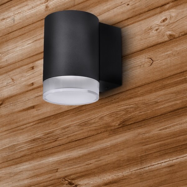 Brilagi - LED RGBW Venkovní nástěnné svítidlo MATERA 1xGU10/4,8W/230V černá IP54