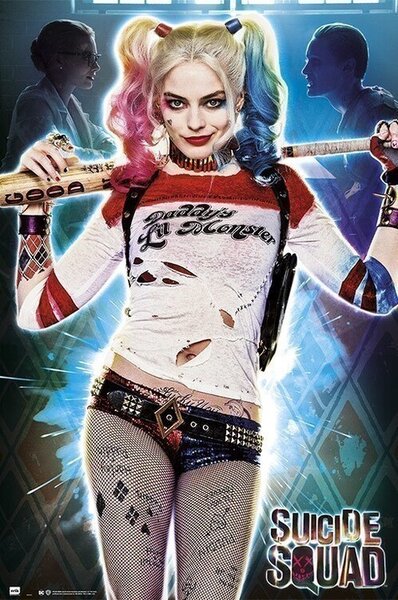 Plakát, Obraz - Suicide Squad - Harley Quinn - Daddy‘s Lil Monster