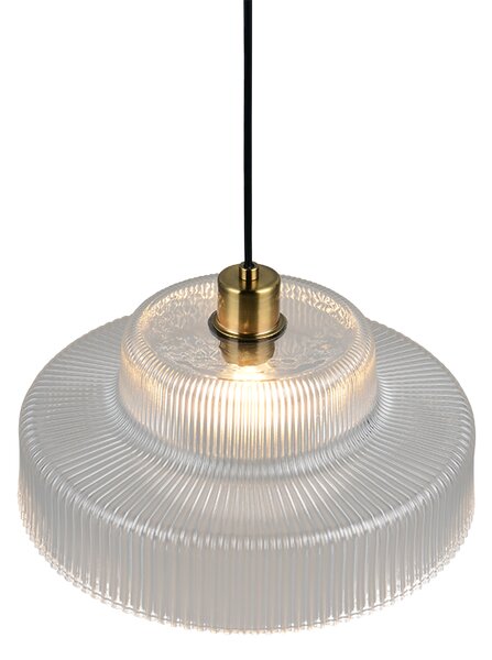 Závěsné svítidlo 1x E27 priehľadná IP20 TRIO Reality ABELLA R36761052
