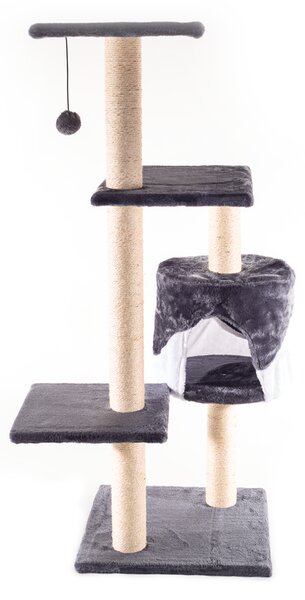 Škrabadlo pro kočky Hawaj 112 cm | tmavě šedá