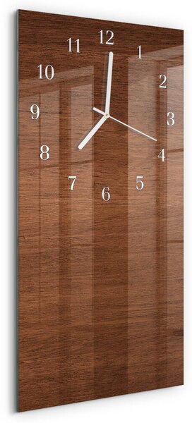 Skleněné hodiny vertikální Dřevěné desky zsppb-30x60-00083237