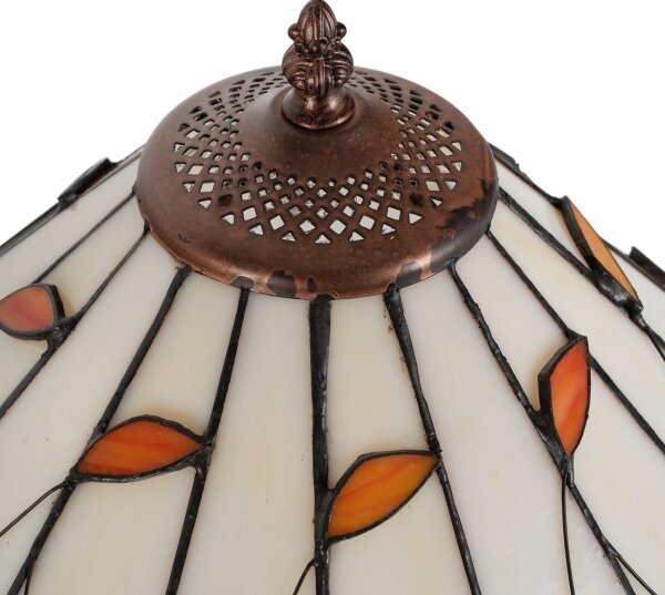 Brilagi - Tiffany vitrážová stolní lampa FOLIA 1xE27/60W/230V
