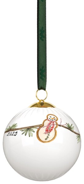 Kähler Design Porcelánová vánoční baňka Hammershøi Christmas - 2025 KD548