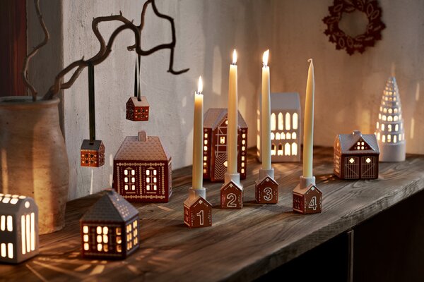Kähler Design Adventní svícny Gingerbread KD553