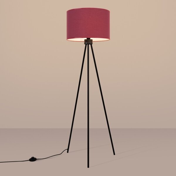 Sollux SL.1856 - Stojací lampa NEVIA 1xE27/15W/230V červená