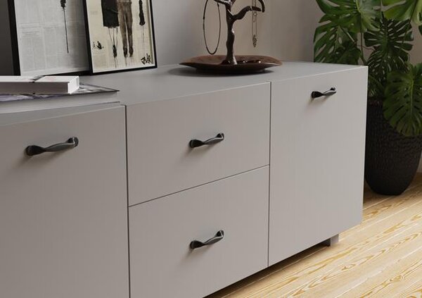 In-Design Nábytková úchytka SORIA – černá matná Rozteč úchytky (mm): 96